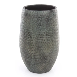 Madeira Vase 39/70 ceramiczny wysoki wazon zielony