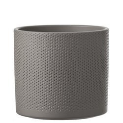 ERA 23/21 doniczka walec wytłaczana taupe