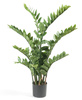 Sztuczny Zamioculcas Zamia Zamiokulkas wysoki 110 cm 220 liści 11 łodyg