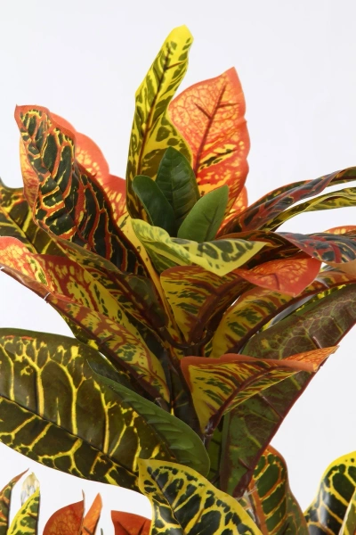 Sztuczny Kroton 118 cm Codiaeum kolorowe liście