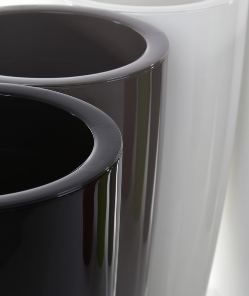 SANTORINI 33/65 donica z wkładem antracytowa z połyskiem