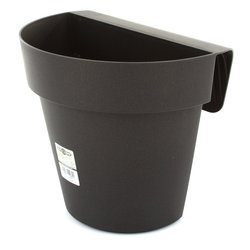 UP 25x20/23 doniczka wisząca na balkon antracytowa