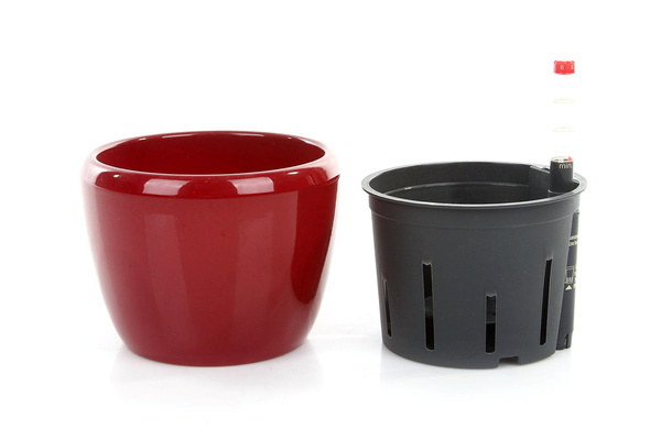 Zestaw do hydroponiki 11/9 Venus osłonka ceramiczna czerwona połysk