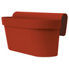 Up Casetta 50x21/23 doniczka na balustradę podłużna wisząca brick red