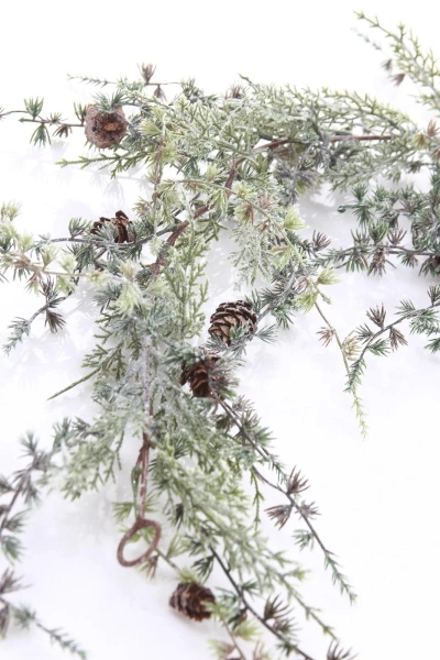 Sztuczny Modrzew oszroniony girlanda pnącze 190 cm