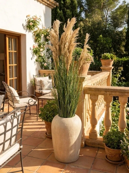 Sztuczna Trawa trzcinowa z kłosami 165 cm