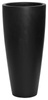 Dax L 37/80 czarna wysoka donica kamienna