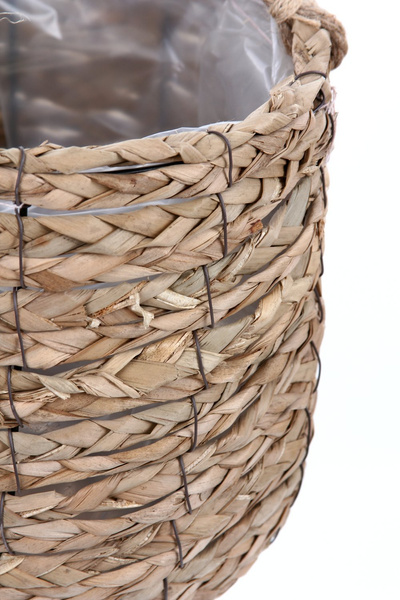 AVALON 3-PAK zestaw doniczek wiszących lub stojących z trawy morskiej