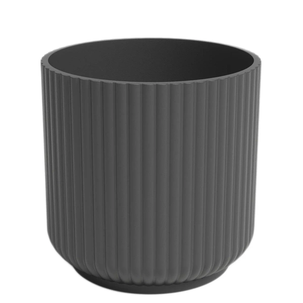 Luna 11/11 antracytowa osłonka w prążki ceramiczna