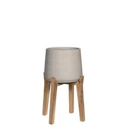 Patt XL 30,5/43,5 szara donica na wysokich nóżkach