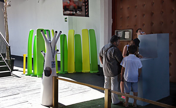 Gradient 160 cm ciemnozielony