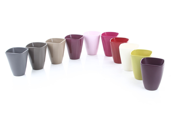 QUARTA ORCHID 13/17 wysoka doniczka do storczyków różowa