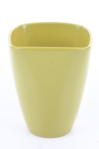 QUARTA ORCHID 13/17 ceramiczna doniczka do storczyków zielona