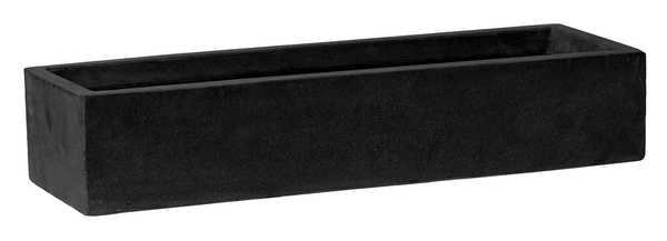 BALCONY SLIM LOW S 50x15/9 prostokątna doniczka czarna na parapet
