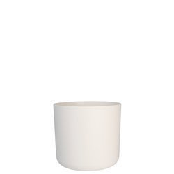 B. For Soft Round 14 cylindryczna doniczka biała