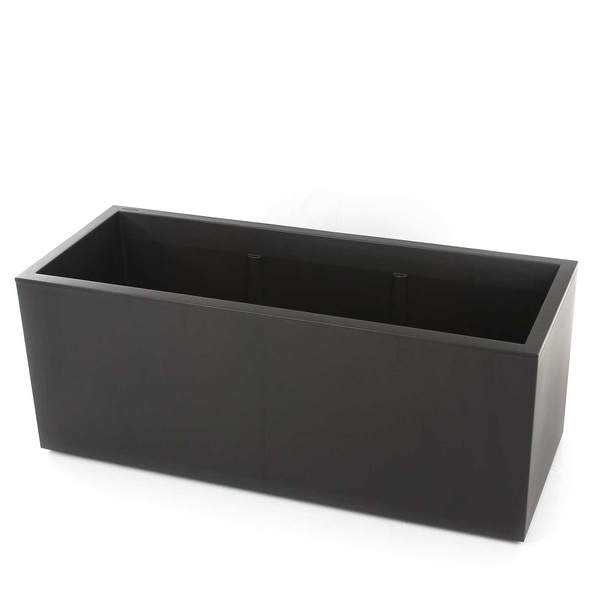 Kebe Casetta 100x40/40 donica prostokątna na kółkach antracytowa