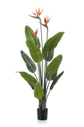 Sztuczna strelicja z 3 kwiatami 120 cm