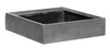 Jack XS 30x30/9 kamienna doniczka płaska kwadratowa szara