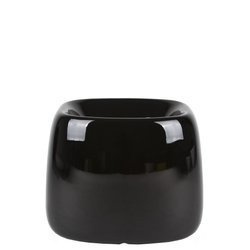 ORGANIC SQUARE 51x46/40 nowoczesna donica czarna lakierowana