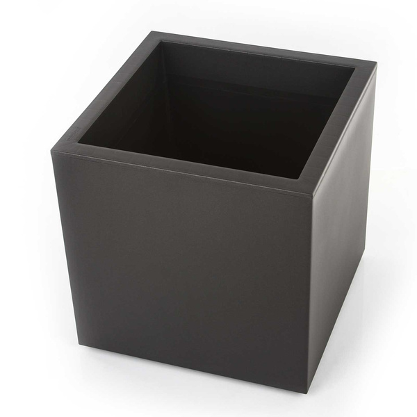 Kebe Quadro 40x40/40 donica na kółkach kwadratowa antracytowa