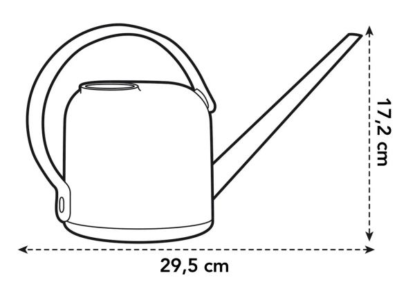 Konewka designerska Elho B. For Soft 1,7l zielony liść / leaf green