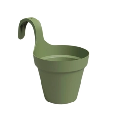 Capri Single 20 doniczka balkonowa zielona