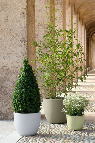 ETRIA 44/36 donica okrągła kremowa