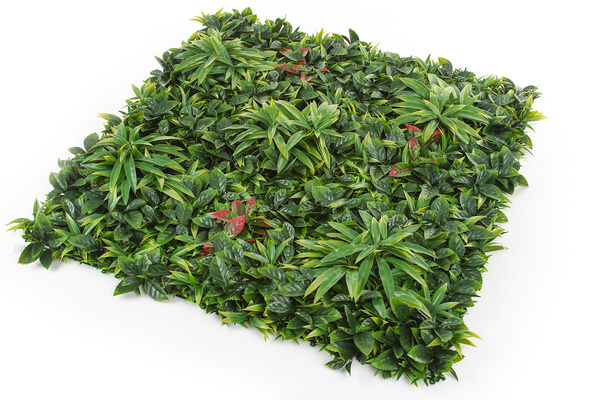 Mata Zielona Ściana panel z liści PREMIUM II 100x100 cm