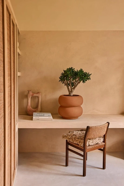 Amber Roll Low 43/40 designerska donica karmelowa