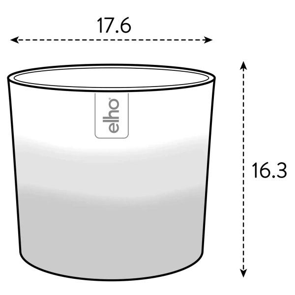 Colour Gradient Elho 18 osłonka kolorowa w odcieniach zielonego bambusa