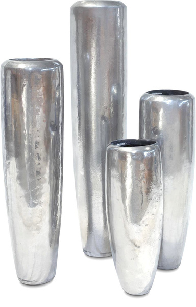 LOFT NEW 32/120 smukła wysoka donica połysk lustra wkład samonawadniający