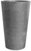 Belle L 60/90 wysoka donica kamienna szara