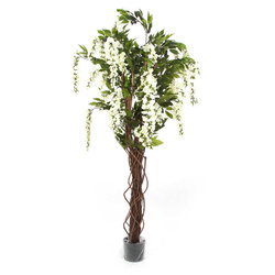 Sztuczna Wisteria Glicynia Liana 180 cm kremowa
