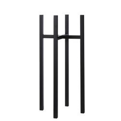 ASCOT XL 34x34/71 cm czarny wysoki stojak kwietnik