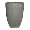 Ben L 40/55 ciemnoszara donica kamienna prążkowana