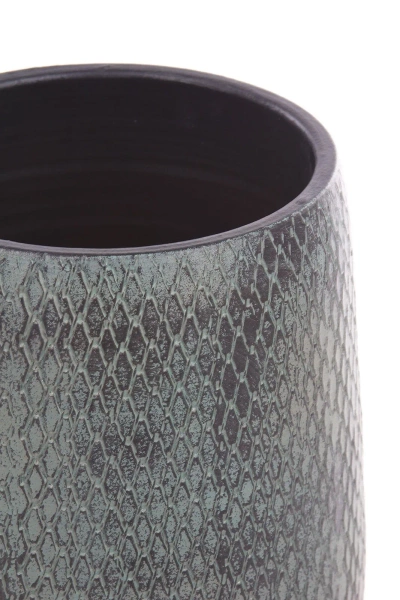 Madeira Vase 39/70 ceramiczny wysoki wazon zielony