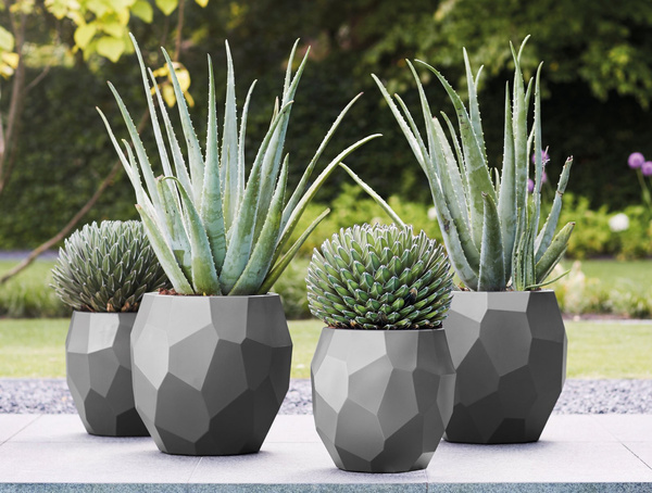 ELHO Pure Edge 47 grafitowa donica designerska