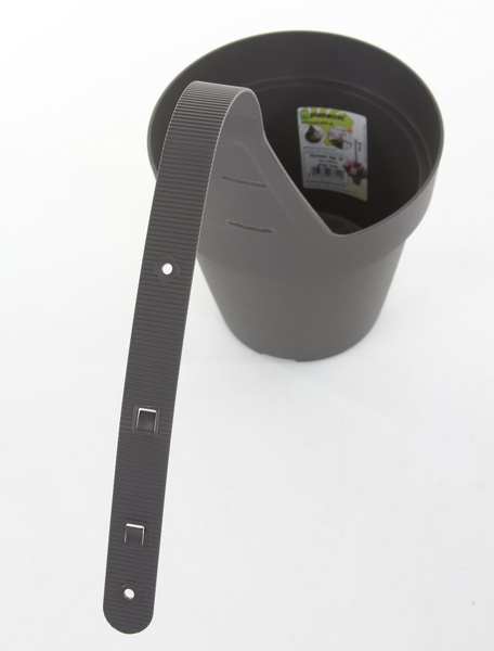 MyMood 18 doniczka wisząca białoszara regulowana