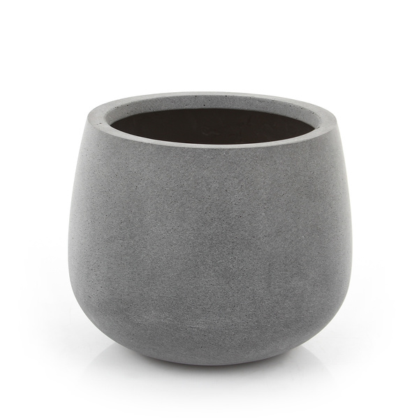 Kevan M 25/21 doniczka kamienna szara