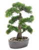 Sztuczne drzewko Bonsai Cedr 45 cm w brązowej doniczce