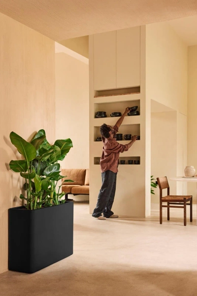 Donica JUNE BRICK DIVIDER 80 - czarny