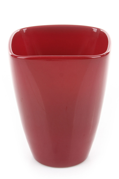 QUARTA ORCHID 13/17 ceramiczna doniczka do storczyków czerwona