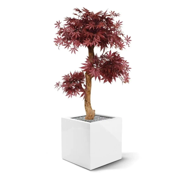 Sztuczny Klon Bonsai 95 cm burgundy