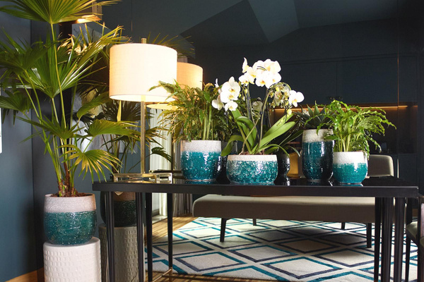 IRIS Jar 16/25 ceramiczny wazon doniczka białoszary