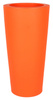 ILIE 37/75 doniczka okrągła wysoka pomarańczowa