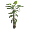Sztuczna Alokazja drzewko 180 cm 22 liście gruby pień