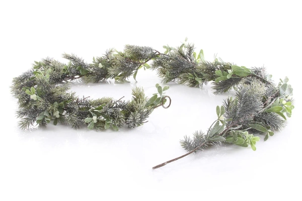 Sztuczna Jemioła ośnieżona girlanda pnącze 182 cm