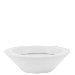 CENTRE 50/15 płaska donica misa biała