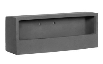 Balcony Low Wally XS 40x15/9,5 kamienna szara doniczka ścienna