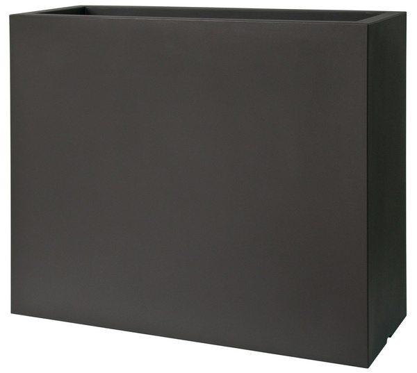 KUBE CASETTA HIGH 80x30/70 donica prostokątna wysoka grafitowa czarna perła